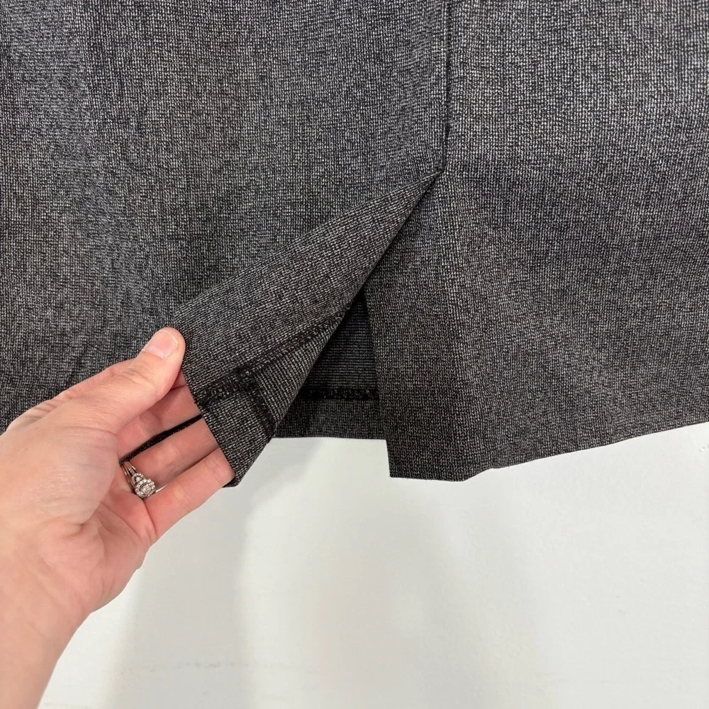 BCX Dark Gray Pleated Skirt Size 7